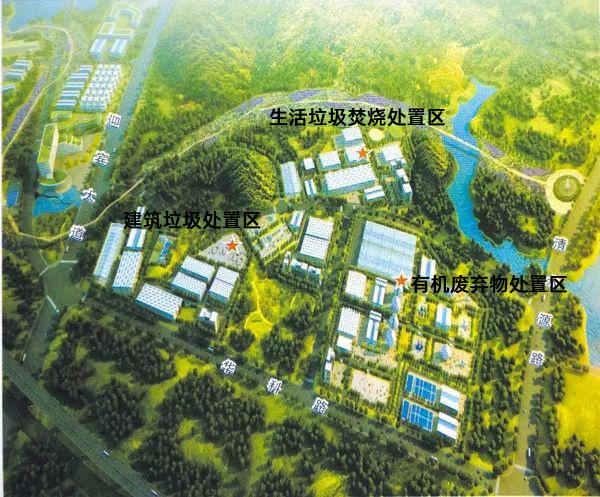 荊門靜脈產業園鳥瞰效果圖